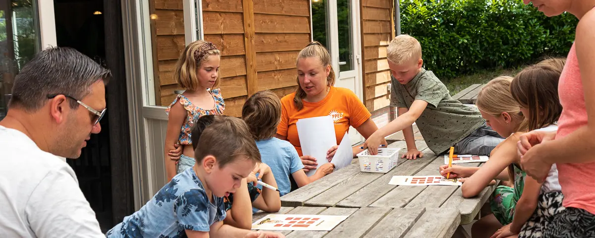 Animatie voor kinderen op Camping de Vossenburcht in Overijssel