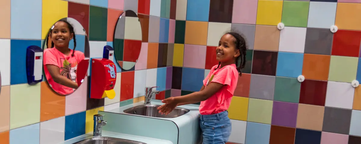 Kindvriendelijk sanitair op Camping de Vossenburcht in Overijssel