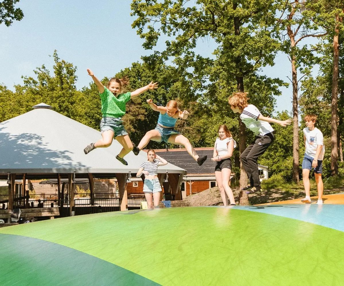 Speeltuin op camping bij hoogeveen